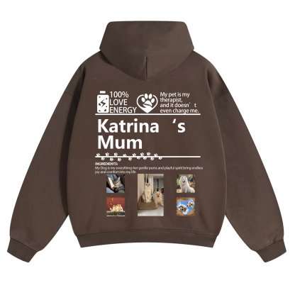 Pets Photos Creative Customized Unisex Hoodie