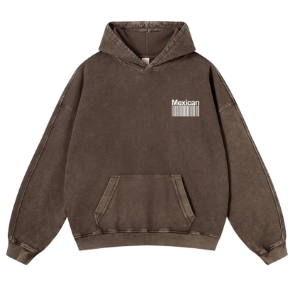 Mexican Unisex Fit  Washed Hoodie wearishow