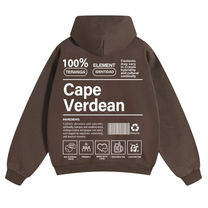 Cape Verdean Unisex Fit Color Hoodie wearishow