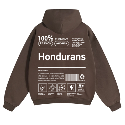 Hondurans Unisex Fit Color Hoodie wearishow