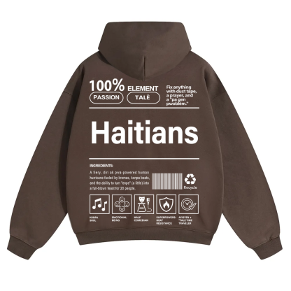 Haitians Unisex Fit Color Hoodie wearishow
