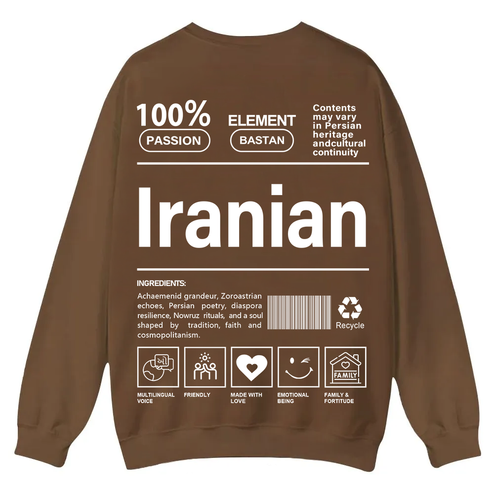 Iranian Unisex Fit  Casual Crewneck Sweatshirt wearishow