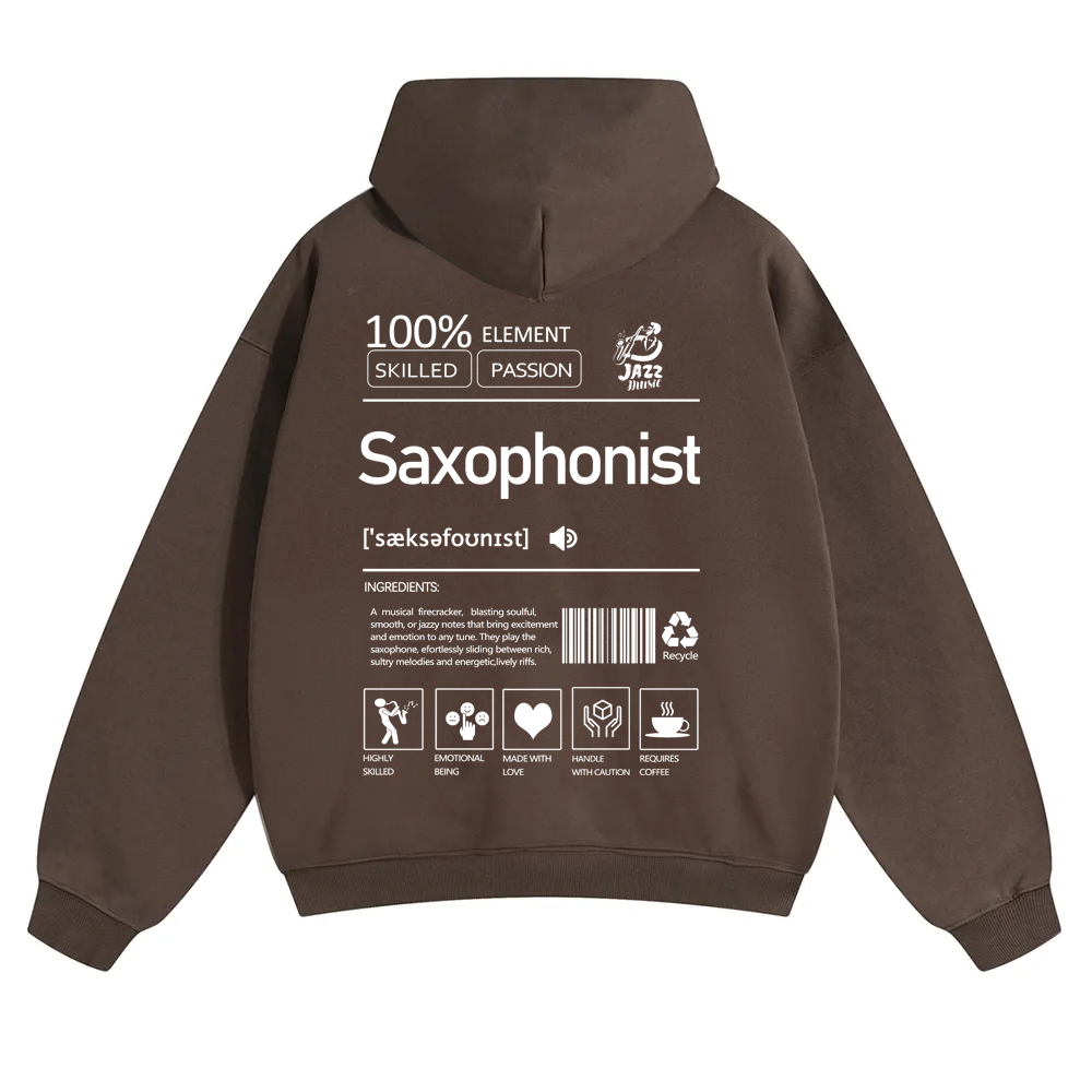Saxophonist Unisex  Hoodie wearishow