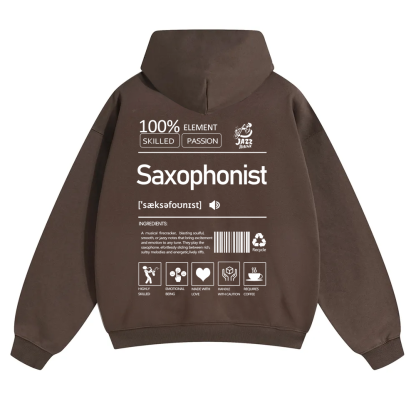 Saxophonist Unisex  Hoodie wearishow