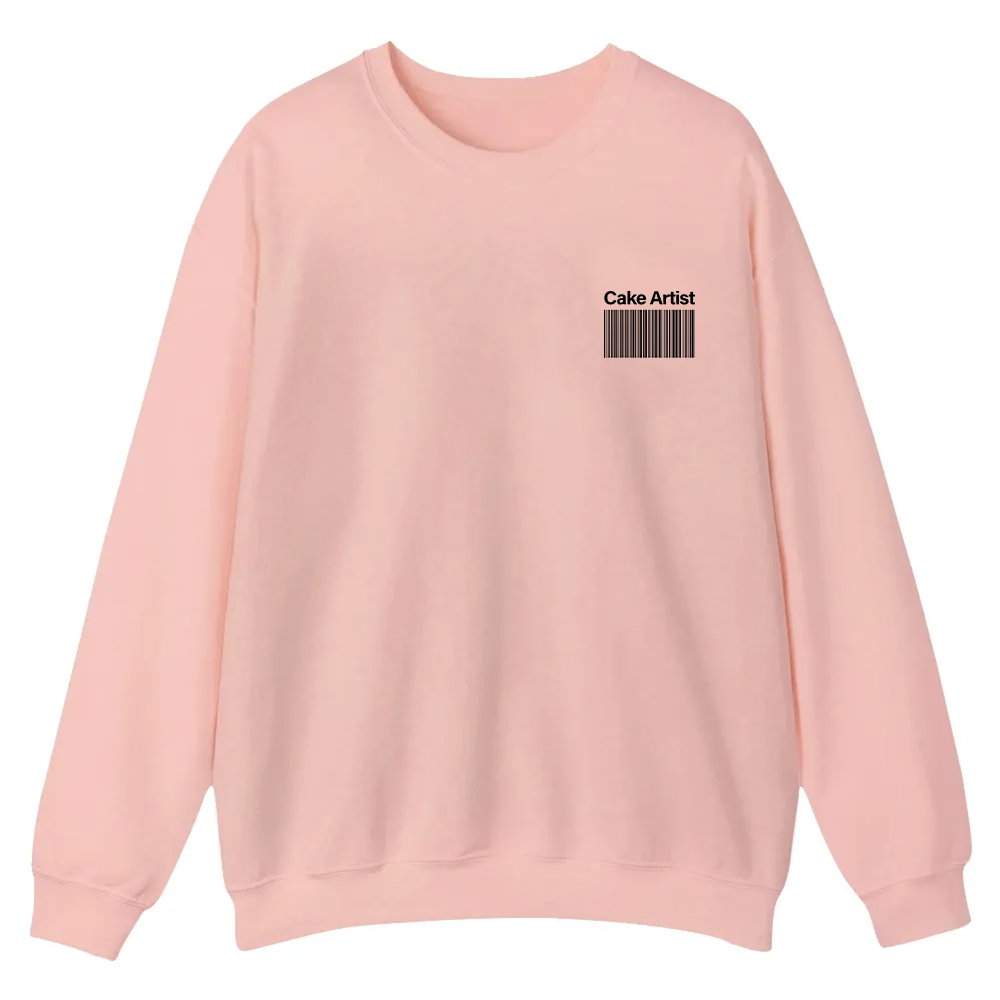 Cake Artist Casual Crewneck Sweatshirt wearishow