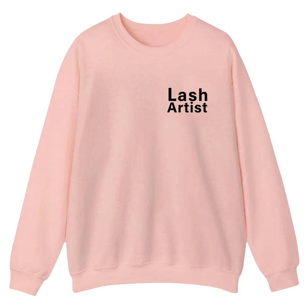 Lash Artist Casual Crewneck Sweatshirt wearishow
