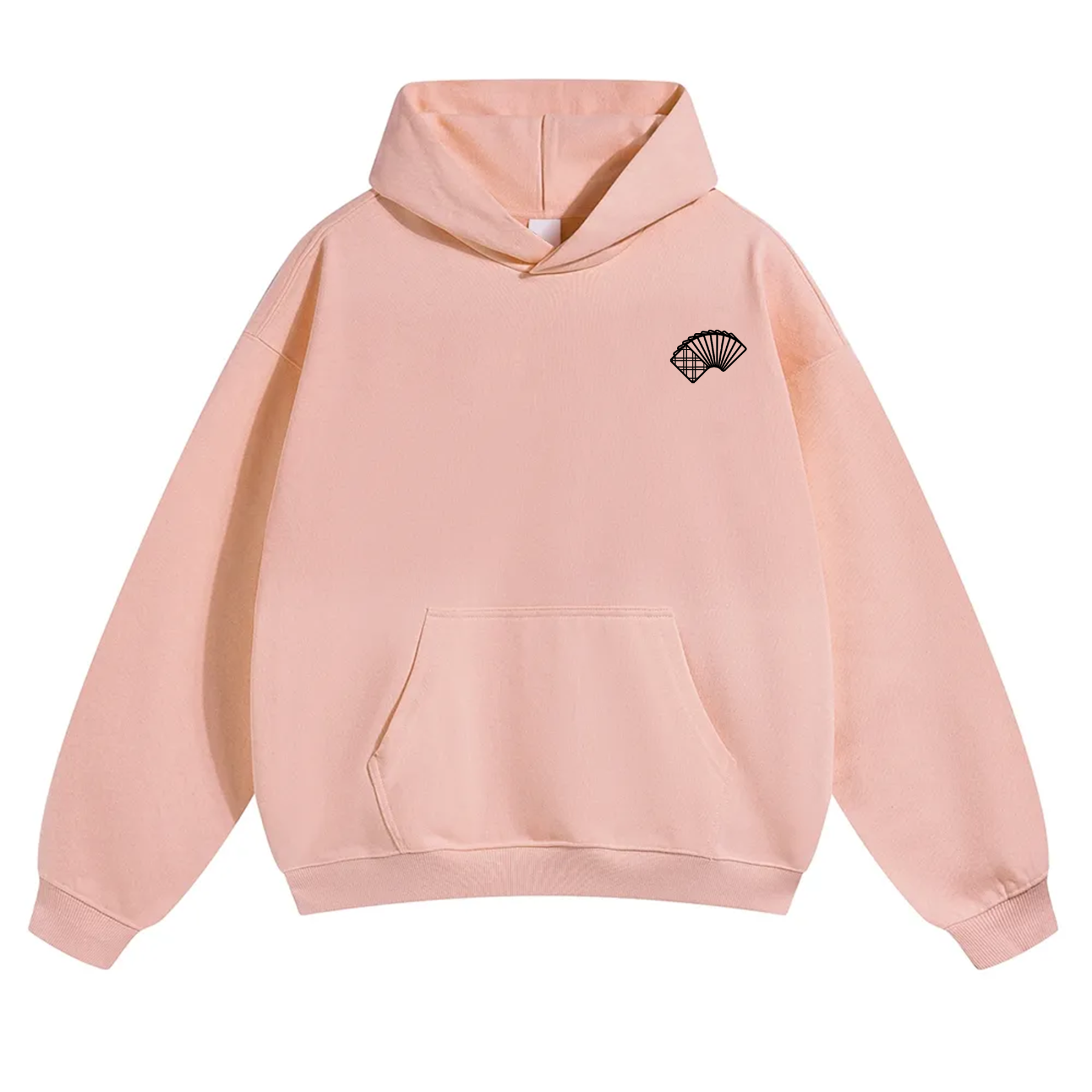 Poker Player Unisex Solid Color Hoodie