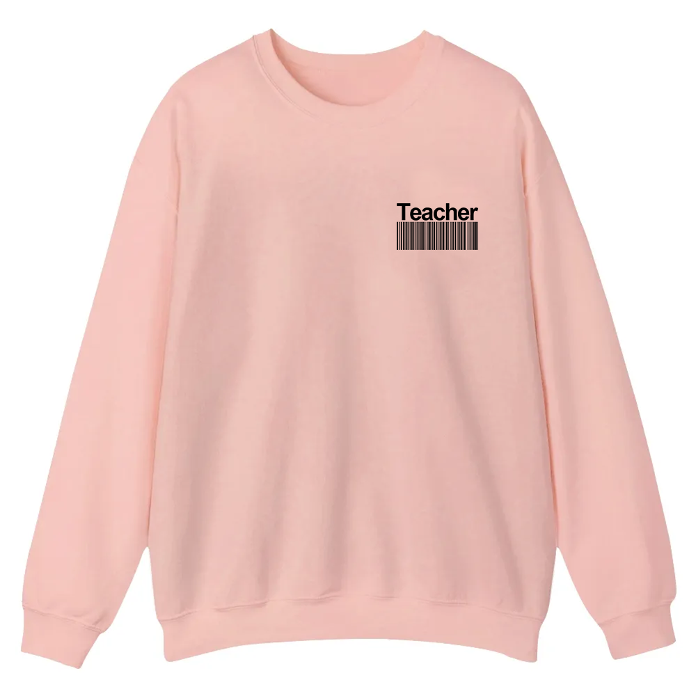 Teacher Casual Crewneck Sweatshirt wearishow
