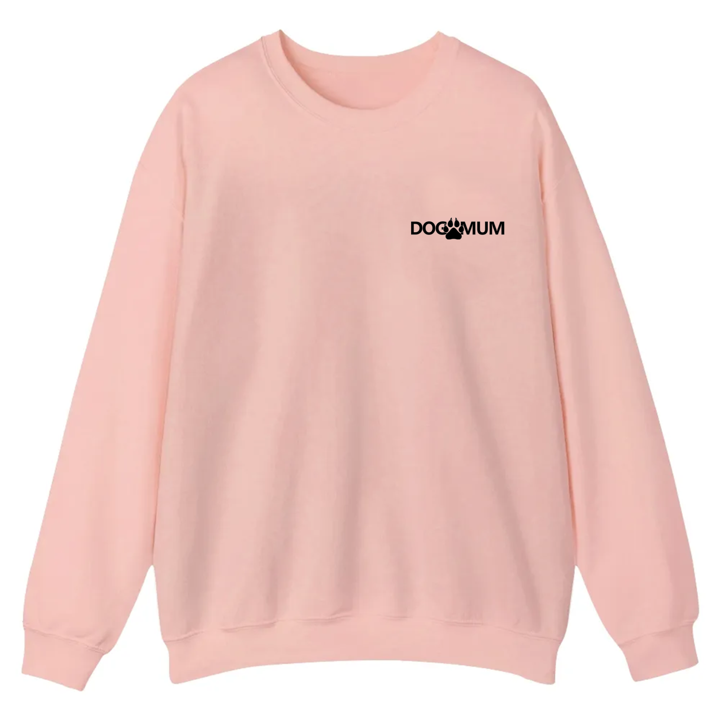 Dog Mum  Addcustom QR Code Name Unisex Casual Crewneck Sweatshirt