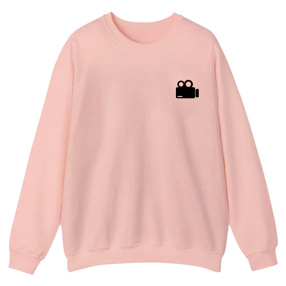 Videographer Casual Crewneck Sweatshirt wearishow wearishow