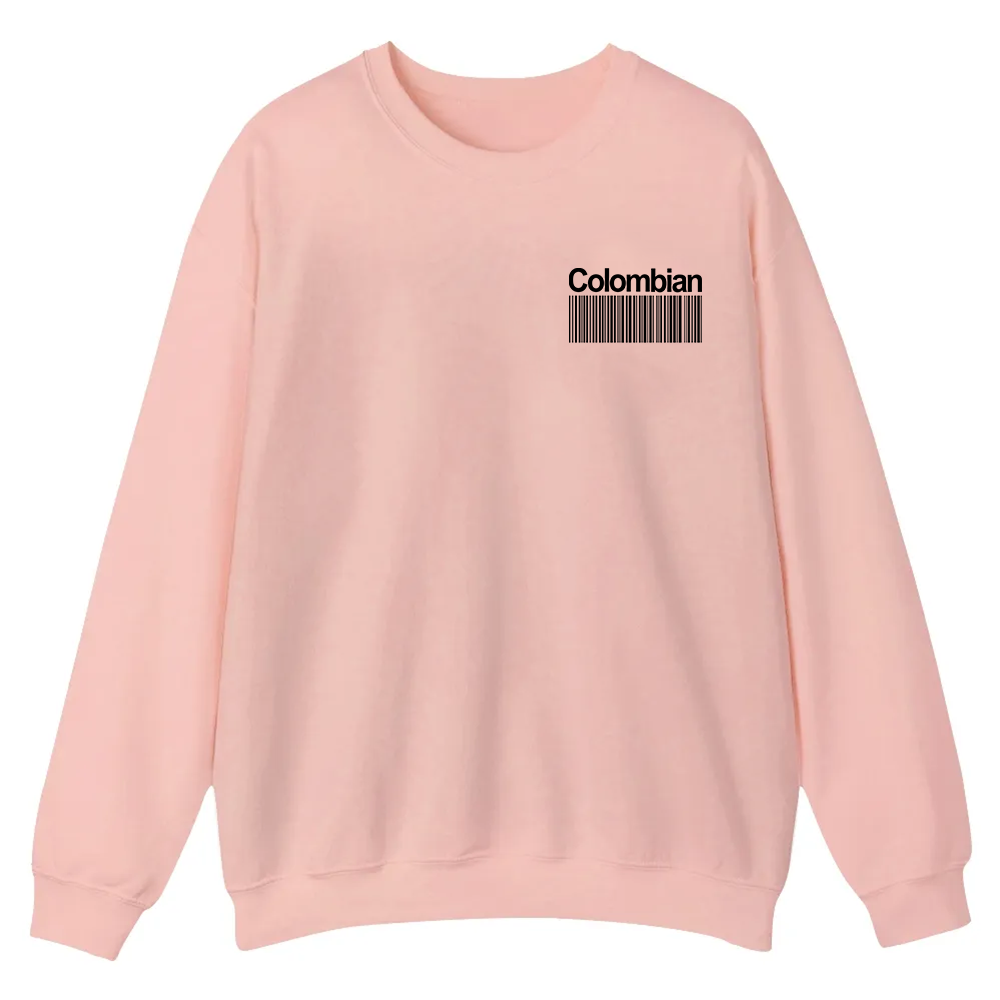 Colombian Unisex Fit  Casual Crewneck Sweatshirt wearishow