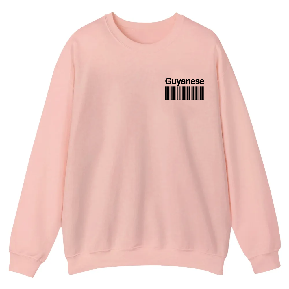 Guyanese Unisex Fit  Casual Crewneck Sweatshirt wearishow