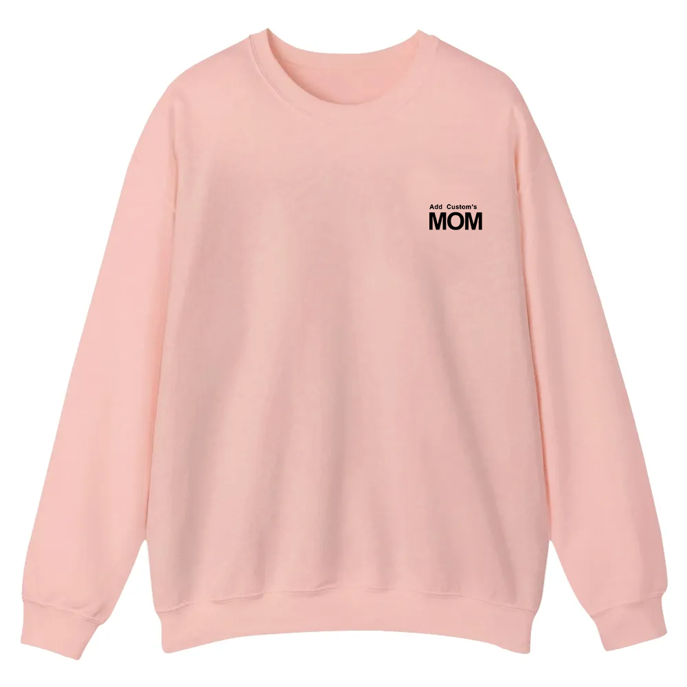 MOM Custom Casual Crewneck Sweatshirt wearishow