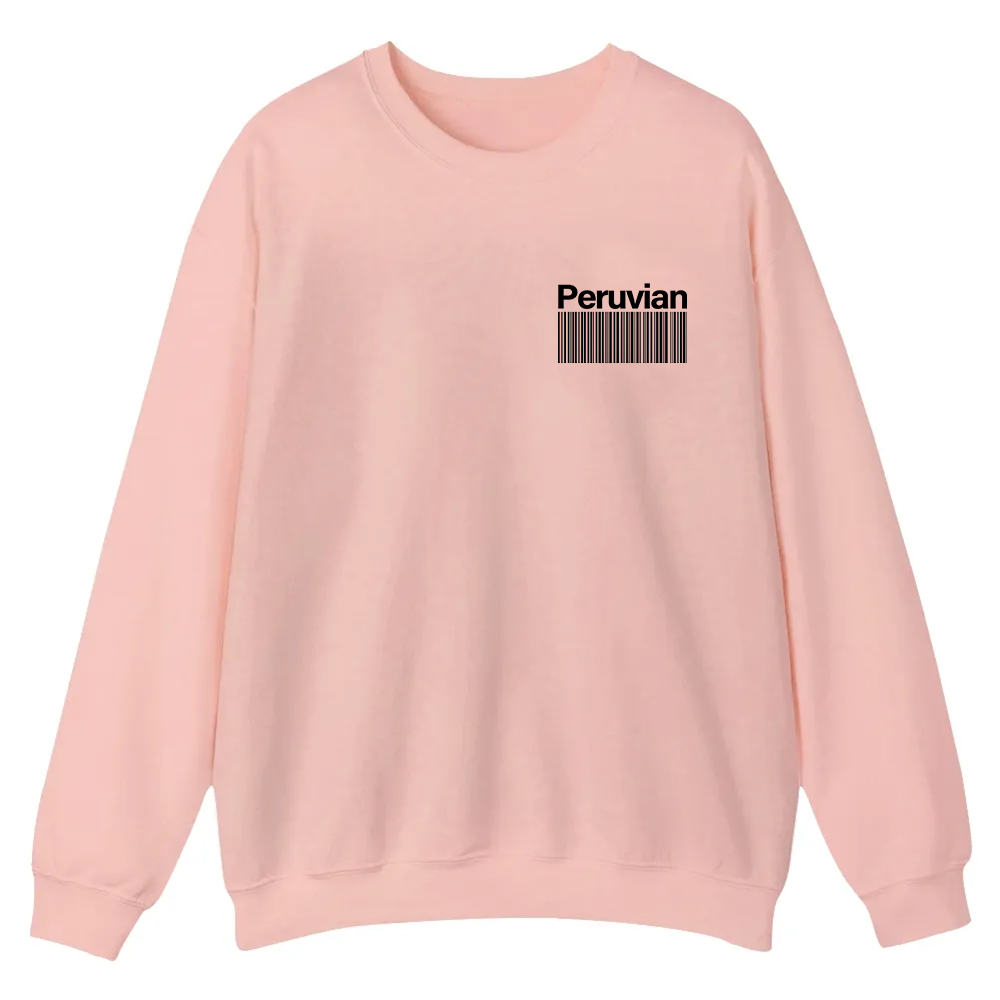 Peruvian Unisex Fit  Casual Crewneck Sweatshirt wearishow