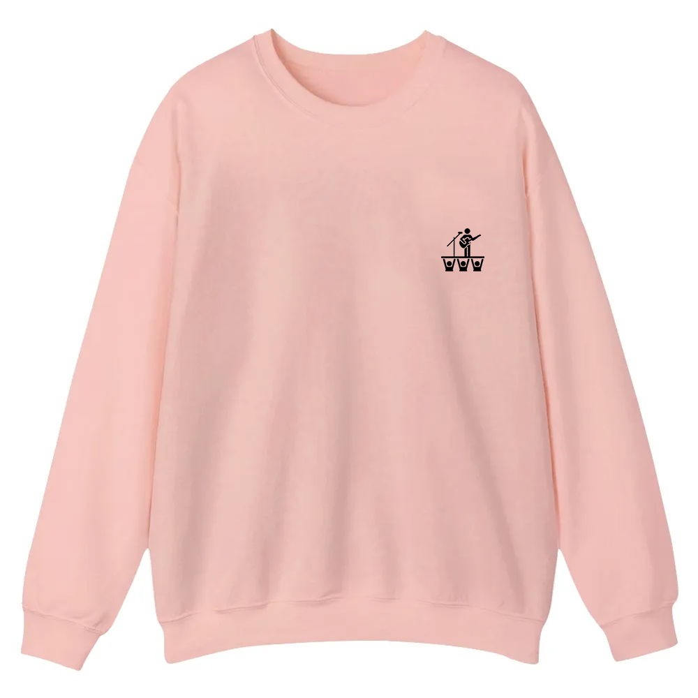 Festival Goer Casual Crewneck Sweatshirt wearishow