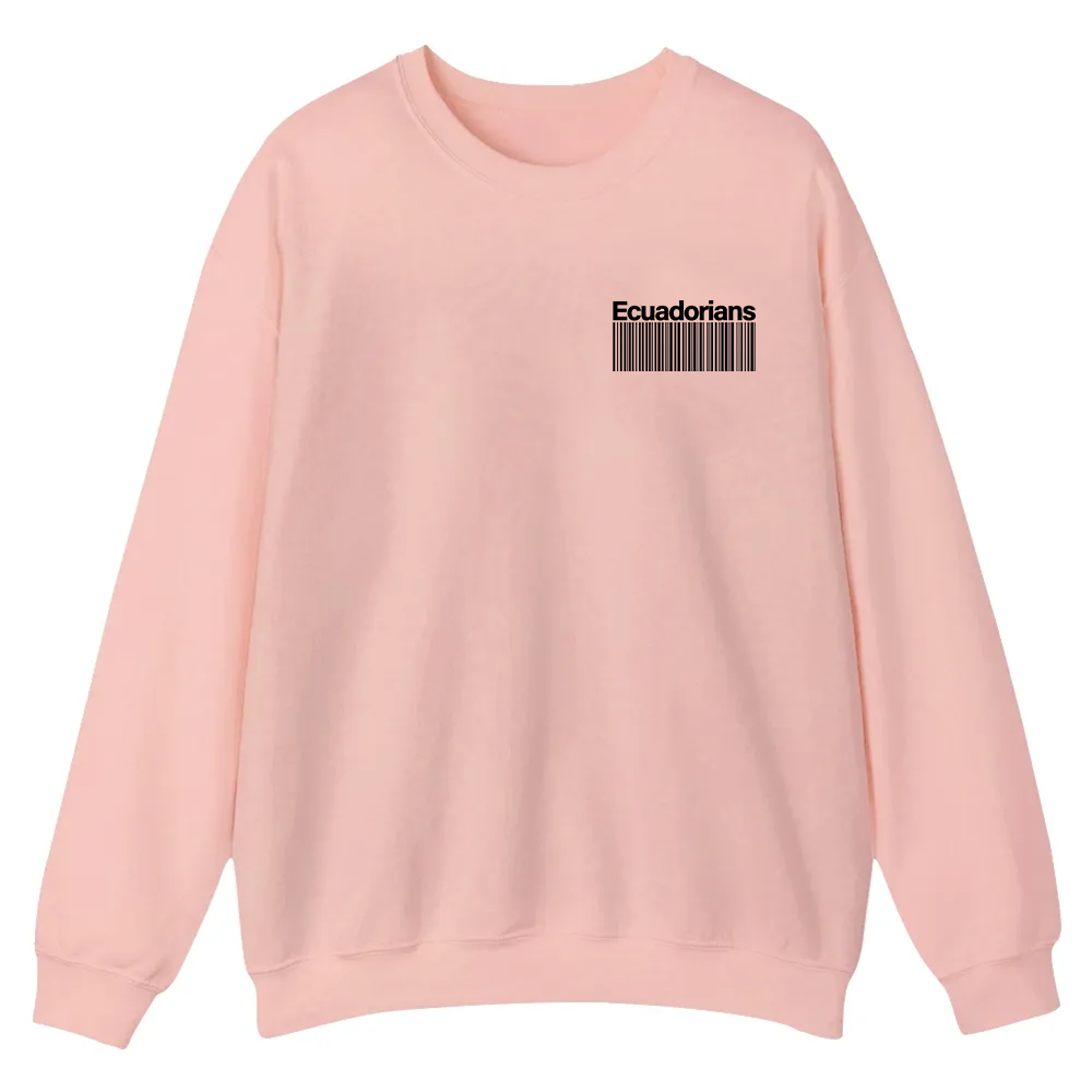 Ecuadorians Unisex Fit  Casual Crewneck Sweatshirt wearishow