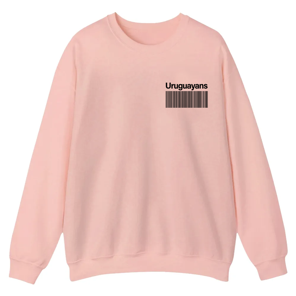 Uruguayans Unisex Fit  Casual Crewneck Sweatshirt wearishow