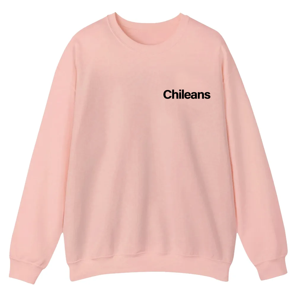 Chileans Unisex Fit  Casual Crewneck Sweatshirt wearishow
