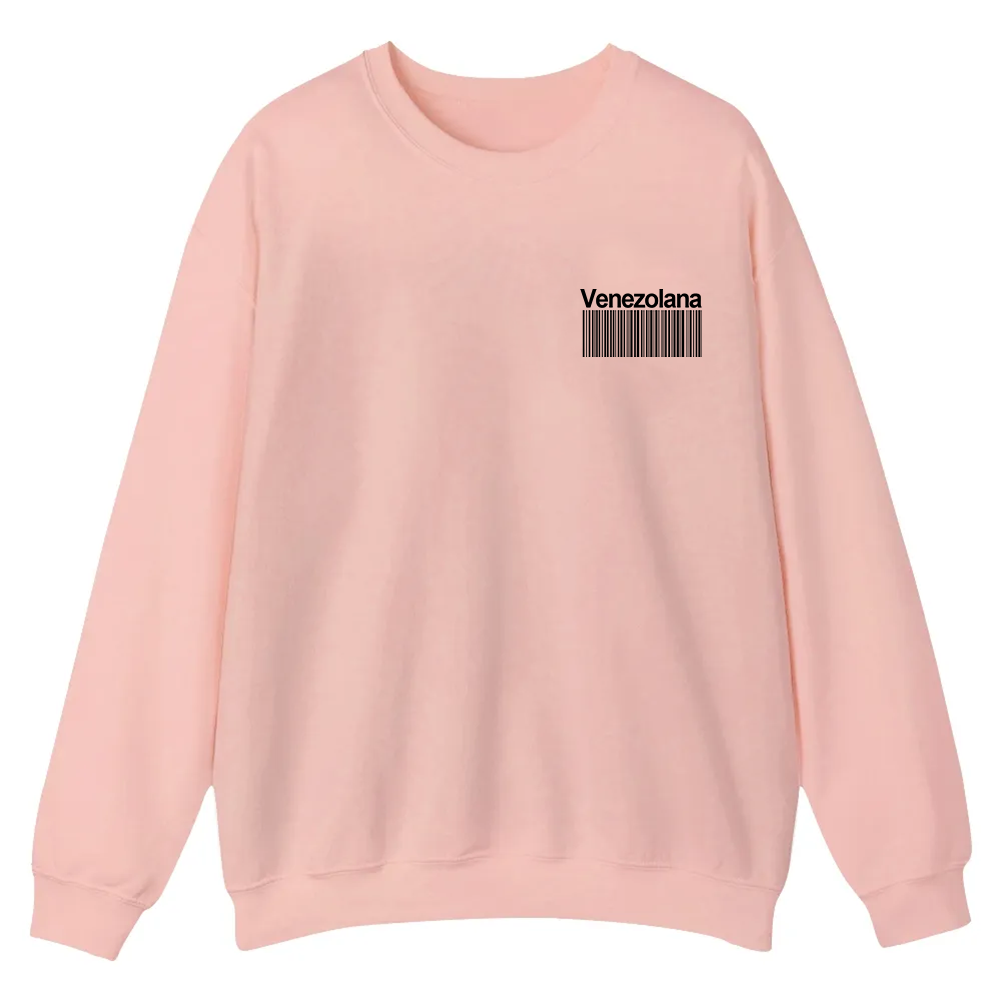 Venezolana Unisex Fit  Casual Crewneck Sweatshirt wearishow