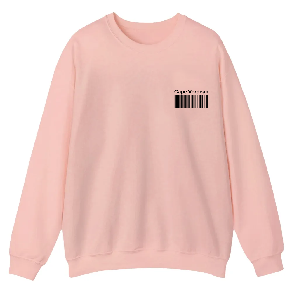 Cape Verdean Unisex Fit  Casual Crewneck Sweatshirt wearishow