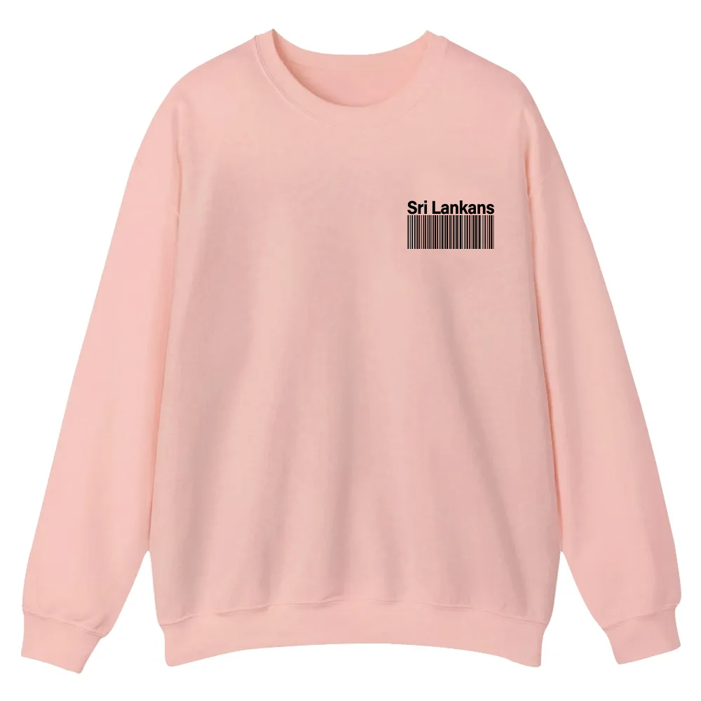Sri Lankans Unisex Fit  Casual Crewneck Sweatshirt wearishow