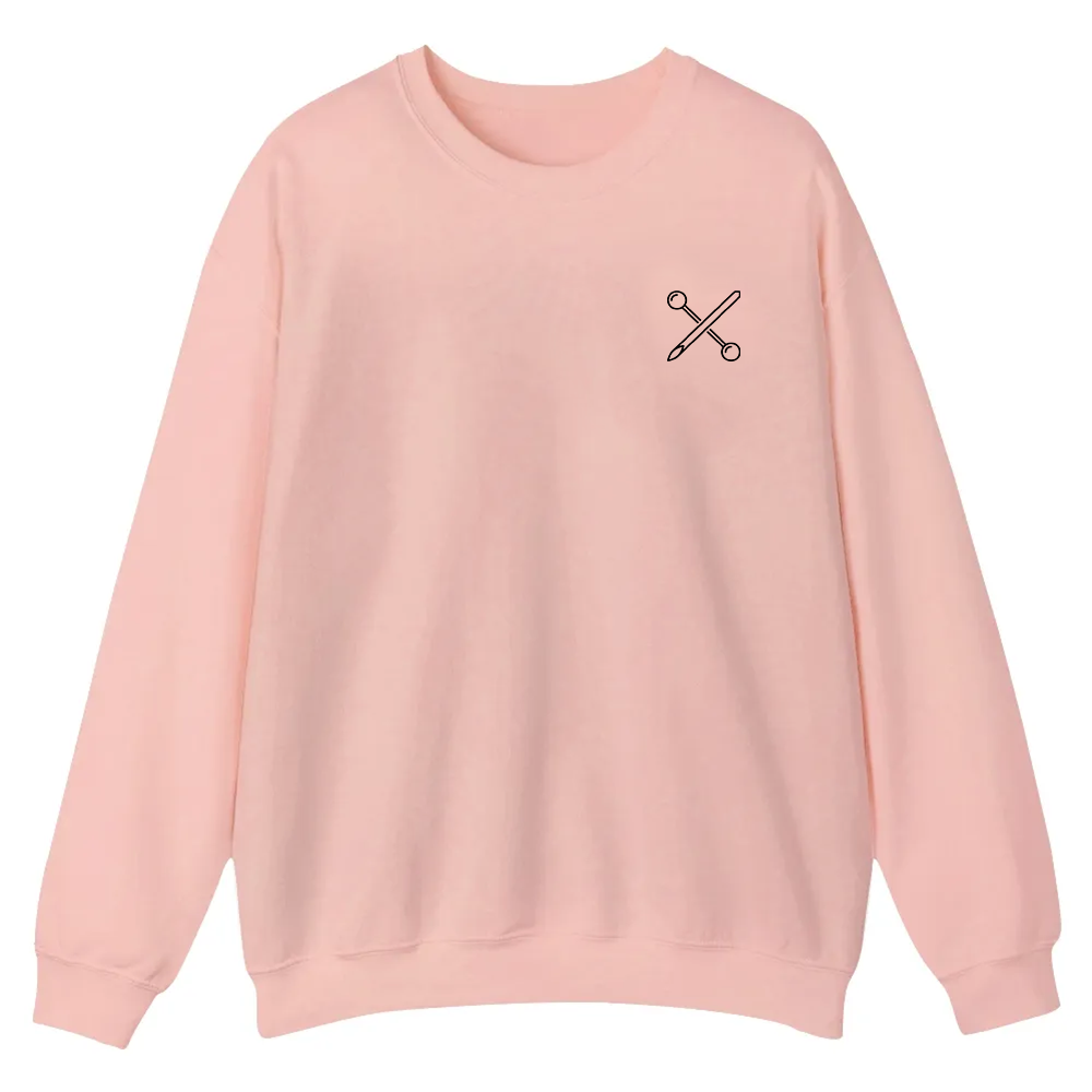 Body Piercer Casual Crewneck Sweatshirt wearishow