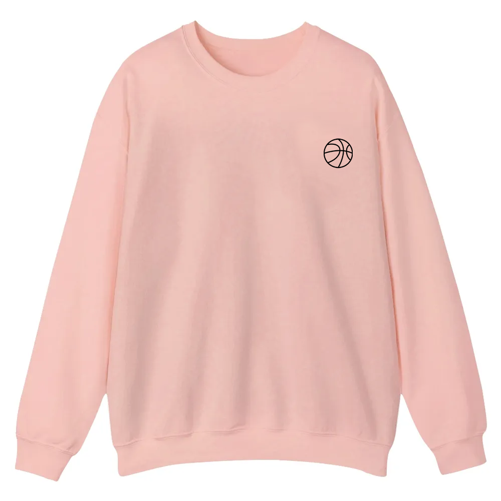 Basketball Player Casual Crewneck Sweatshirt wearishow