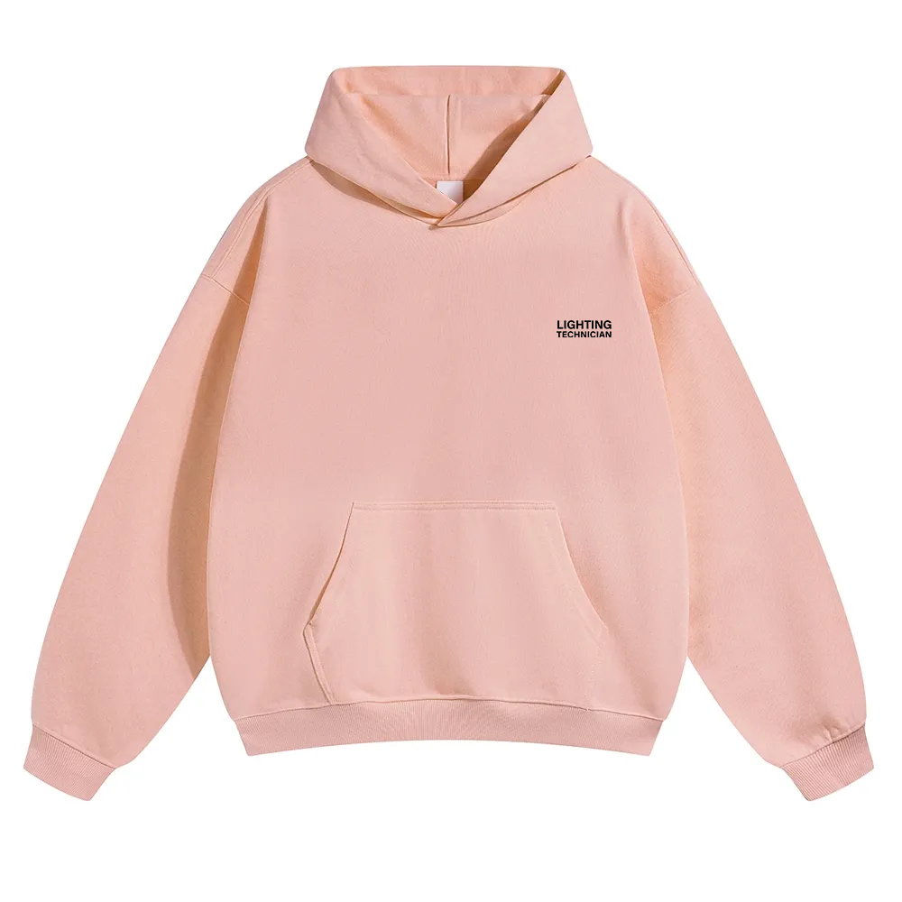 Lighting Technician Unisex Solid Color Hoodie wearishow