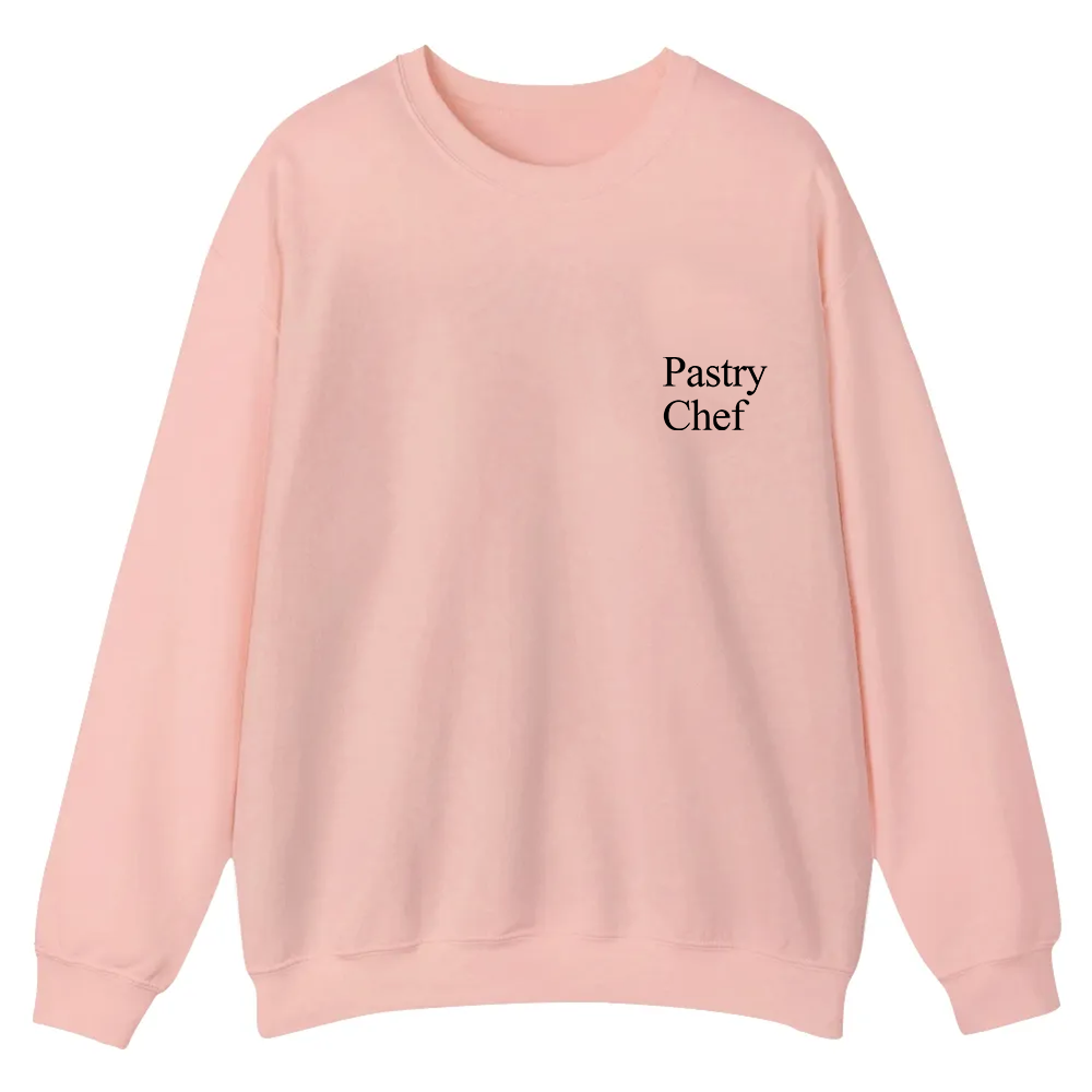 Pastry Chef Casual Crewneck Sweatshirt wearishow