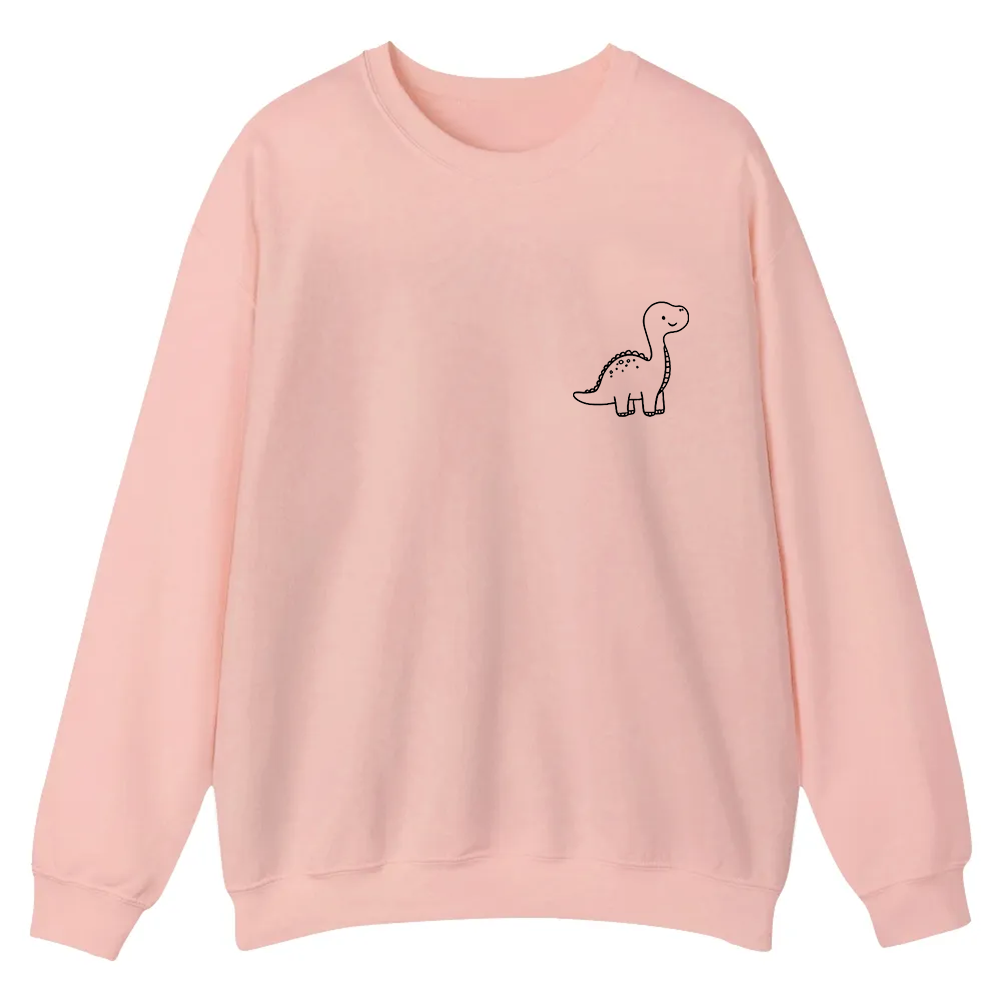 Boy Mom Casual Crewneck Sweatshirt wearishow