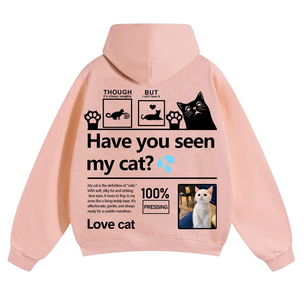 Cat Trick Customized Unisex Solid Color Hoodie wearishow