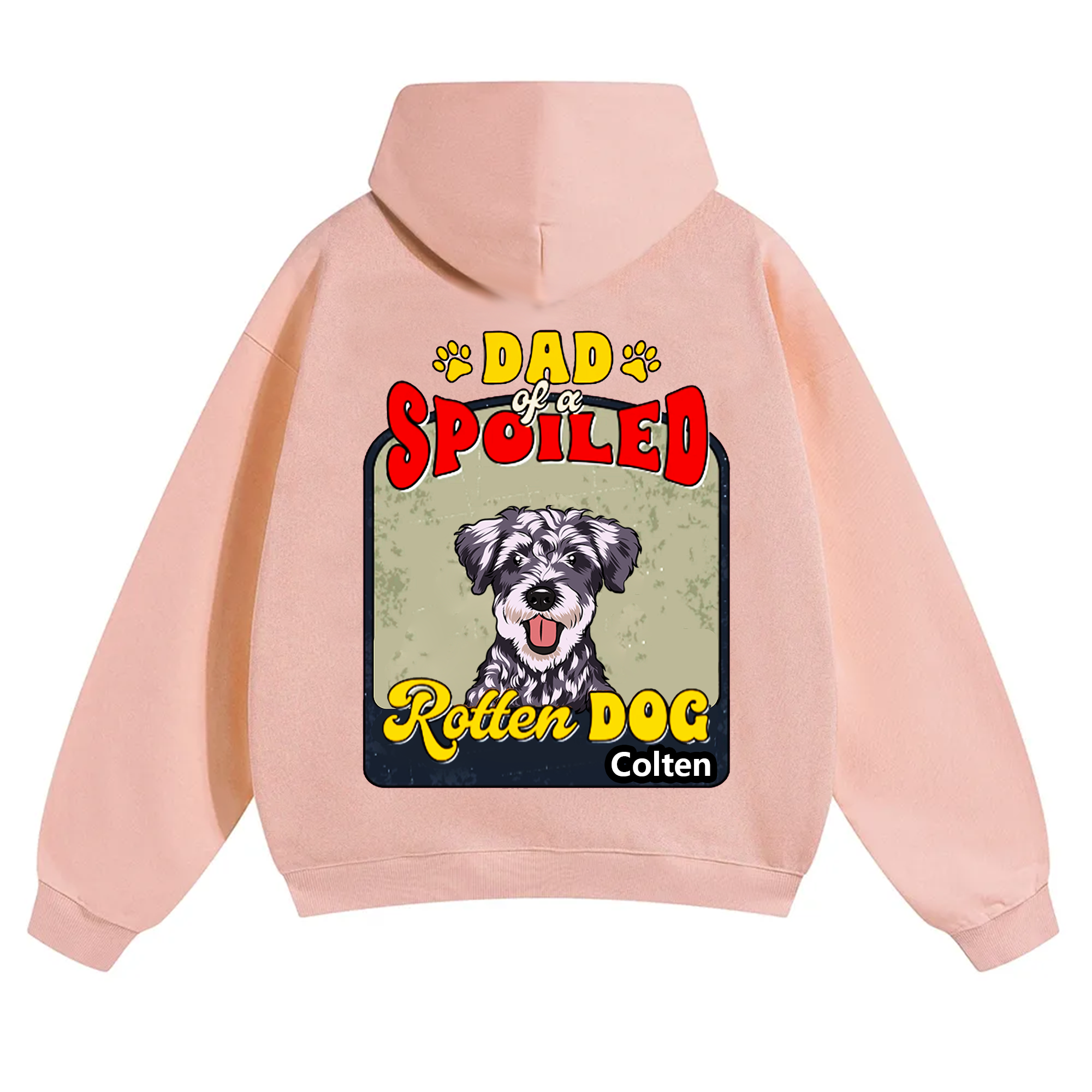 Spoiled Rotten Dog Named - Personalized Custom Unisex Hoodie