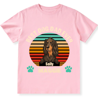 Best Dog Mom and Dad Ever- Personalized Custom Unisex T-shirt