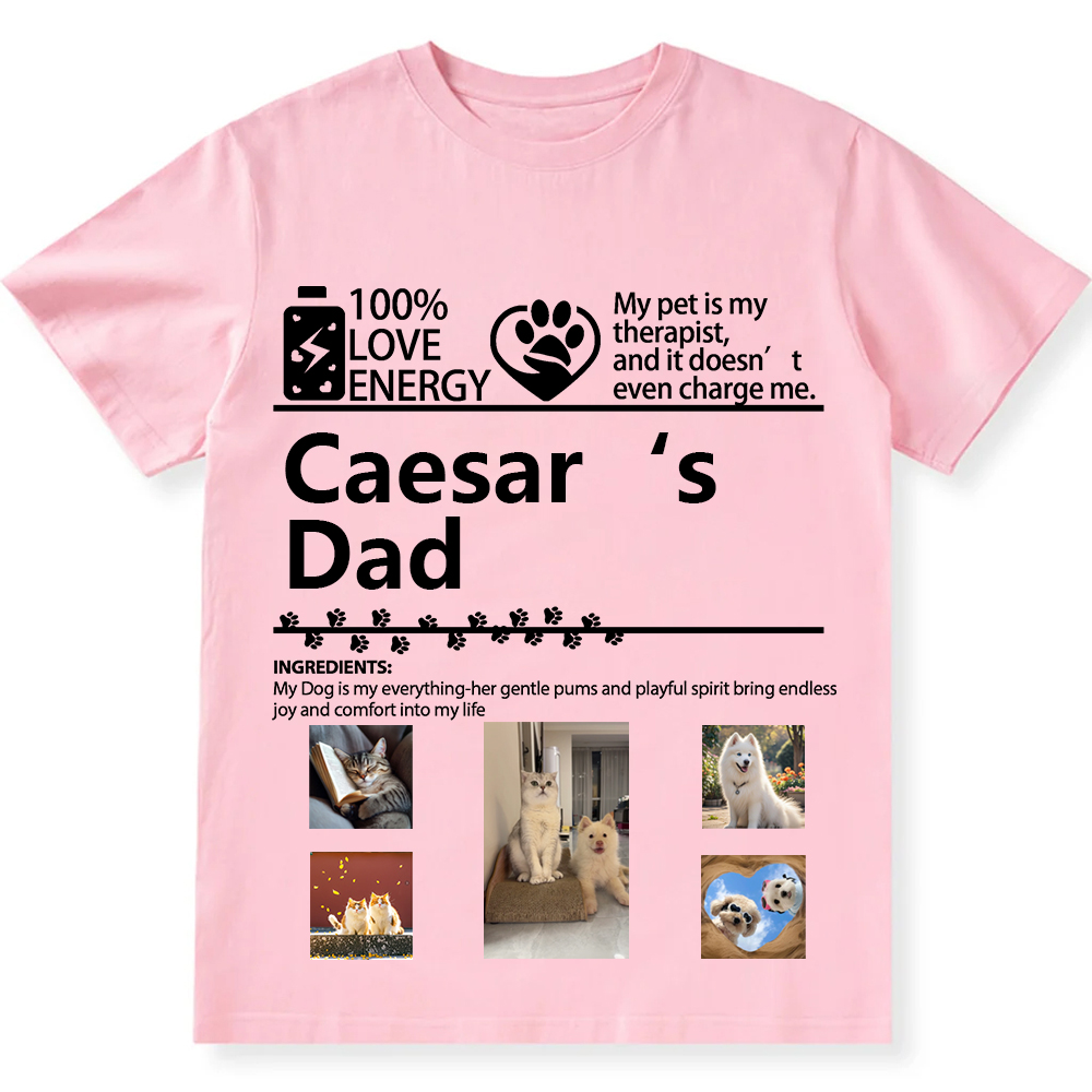 Pets Photos Creative Customized - Personalized Custom Unisex T-shirt