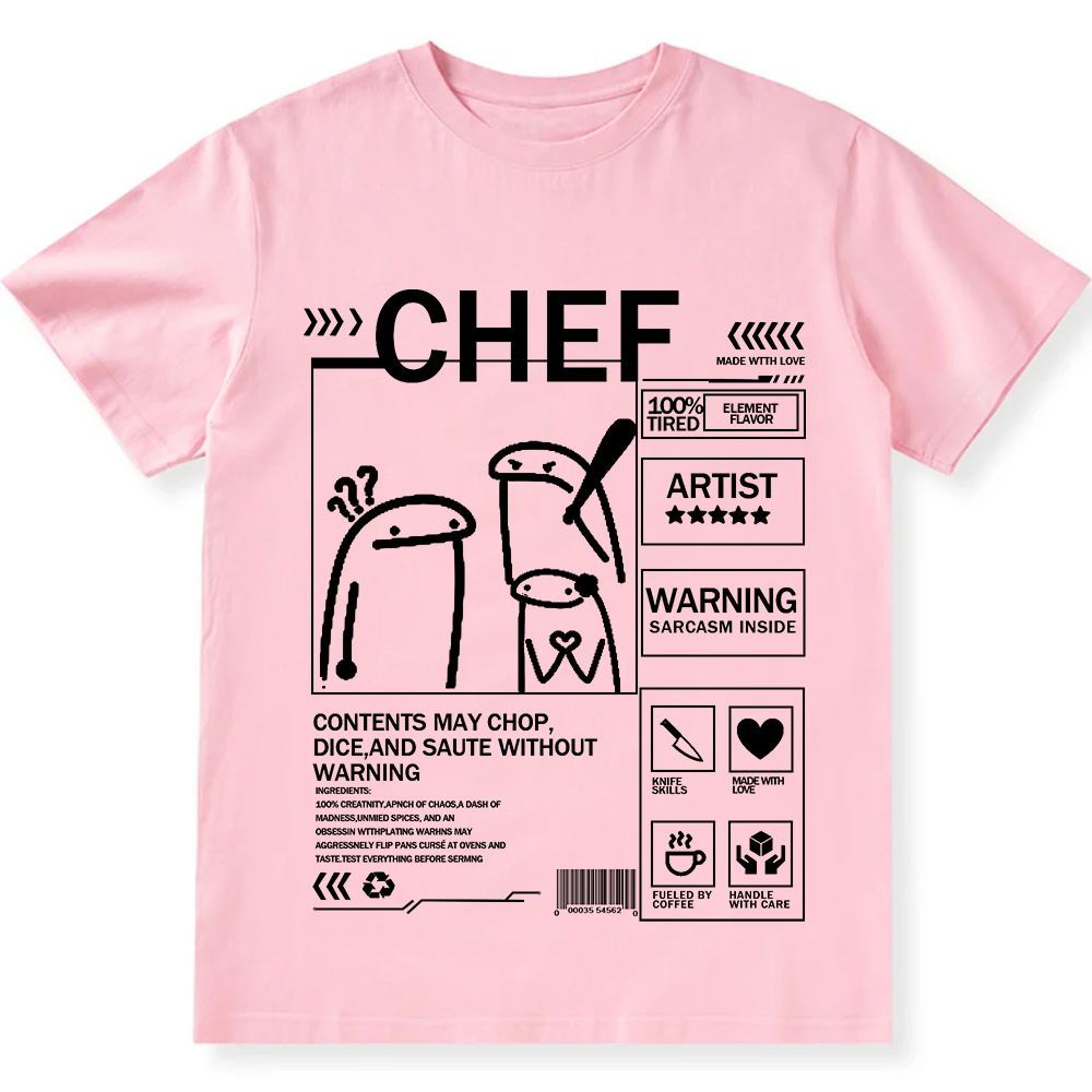 Chef Unisex Fit Washed T-Shirt wearishow