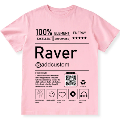 Ravel QR Code Personalized Custom Unisex Fit T-Shirt wearishow