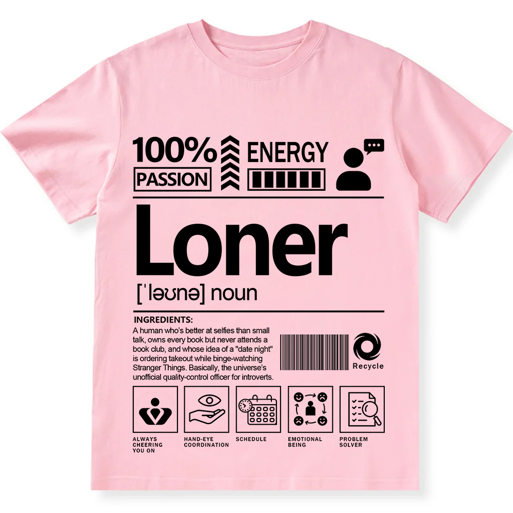 Loner Unisex Fit T-Shirt wearishow