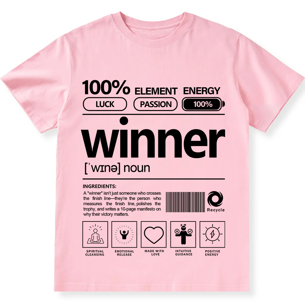 Winner Unisex Fit Cotton T-Shirt wearishow