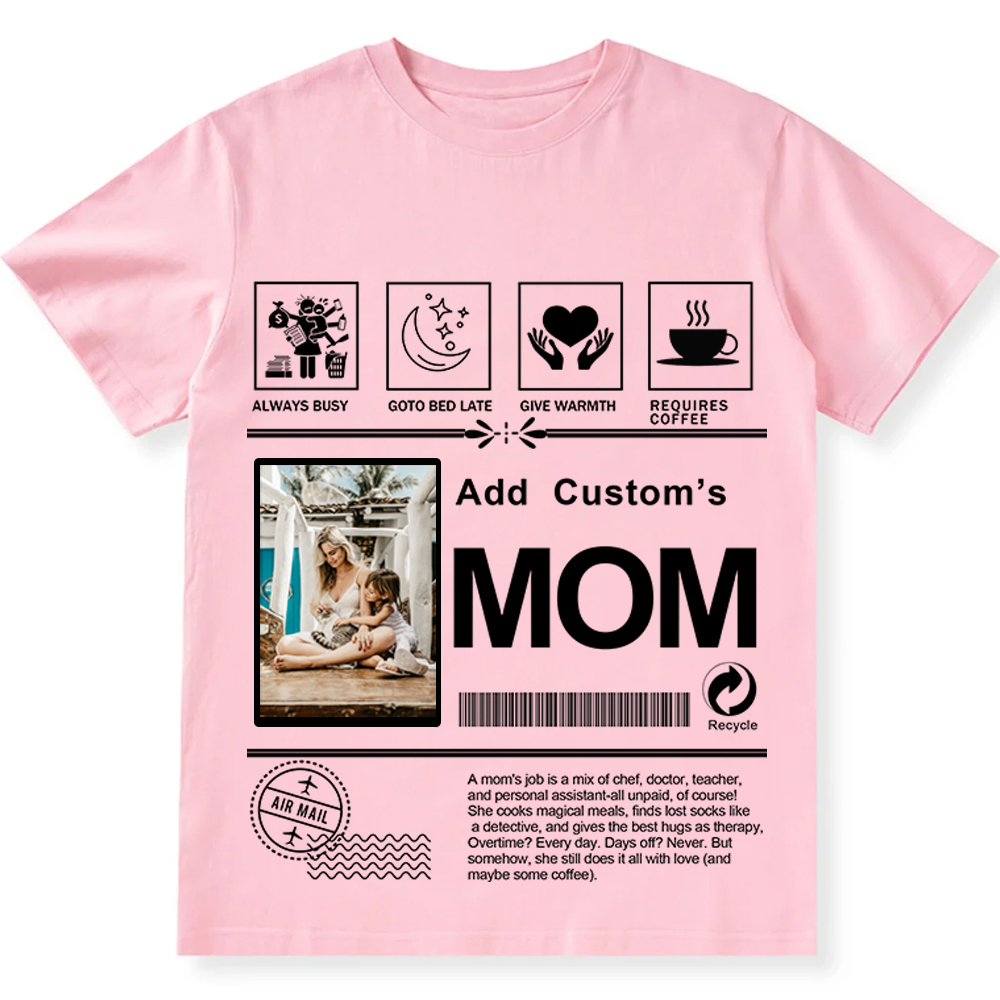 MOM Custom Unisex Fit Cotton T-Shirt wearishow