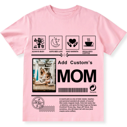 MOM Custom Unisex Fit Cotton T-Shirt wearishow