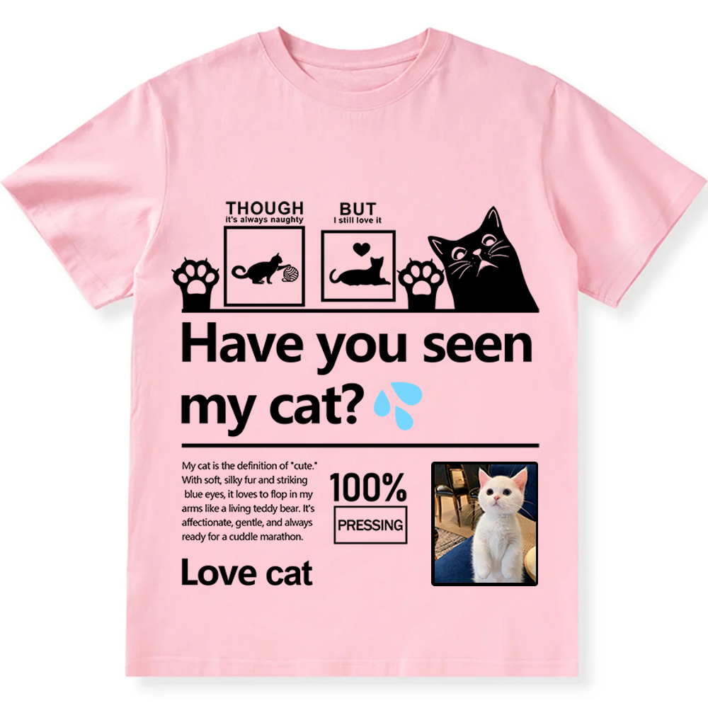 Cat Trick Customized Unisex Fit Cotton T-Shirt wearishow