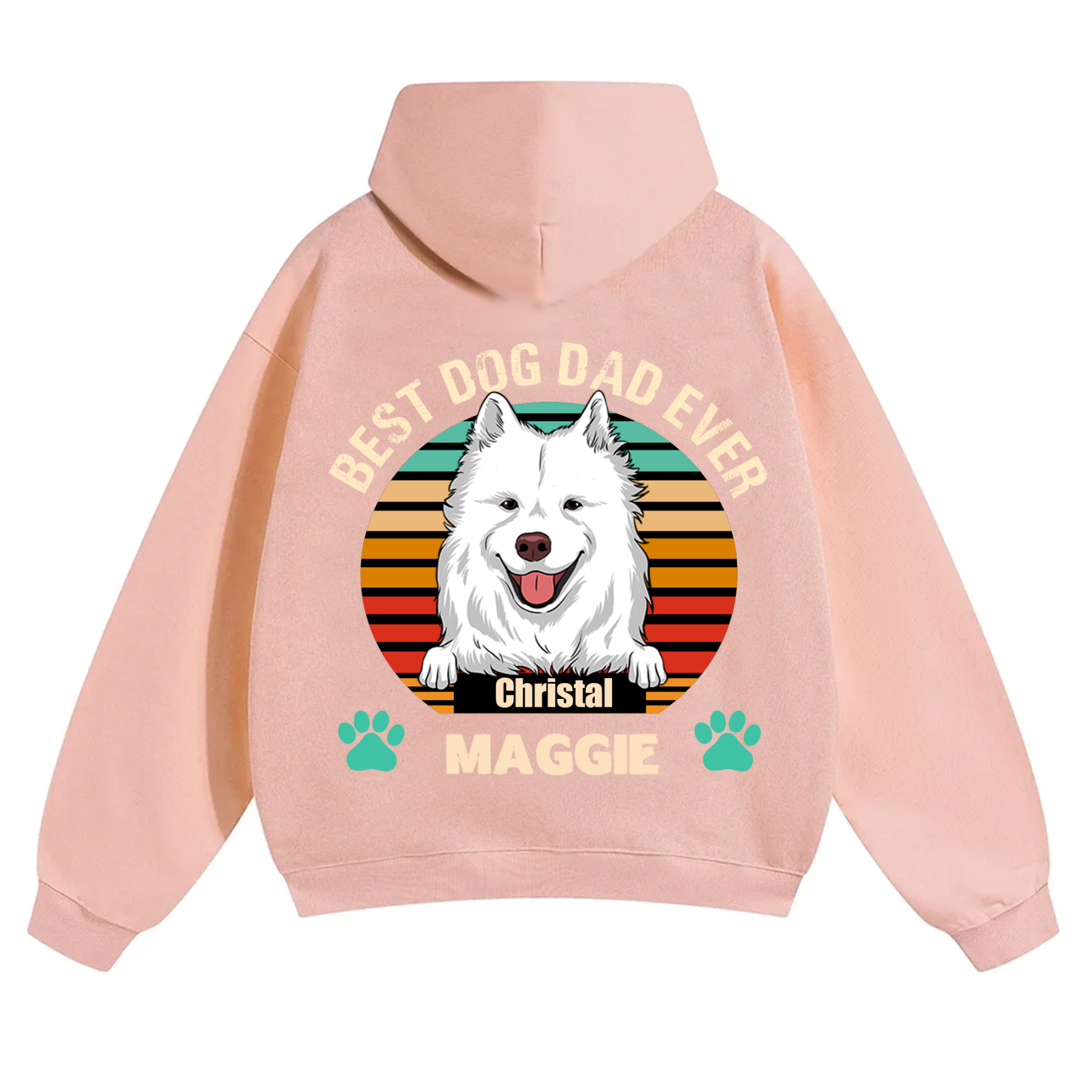 Best Dog Mom and Dad Ever - Personalized Custom Unisex Hoodie