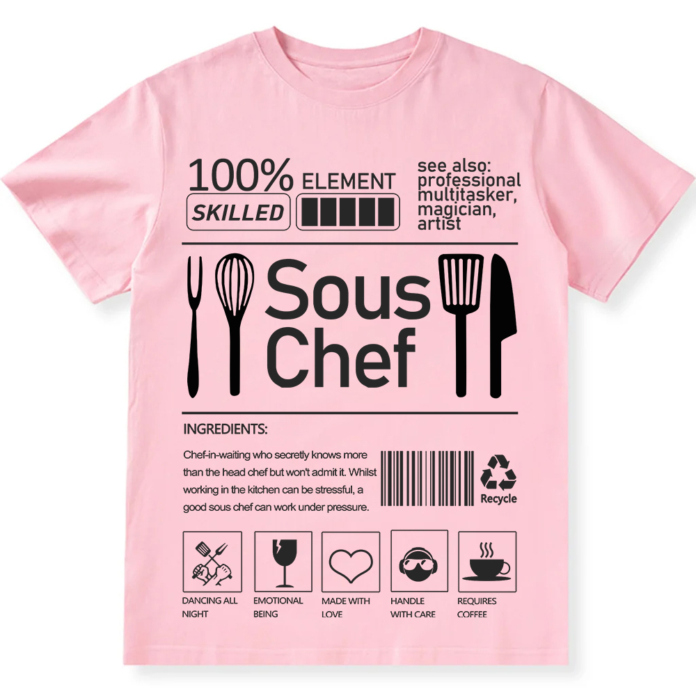 sous chef  Unisex Fit Cotton T-Shirt wearishow