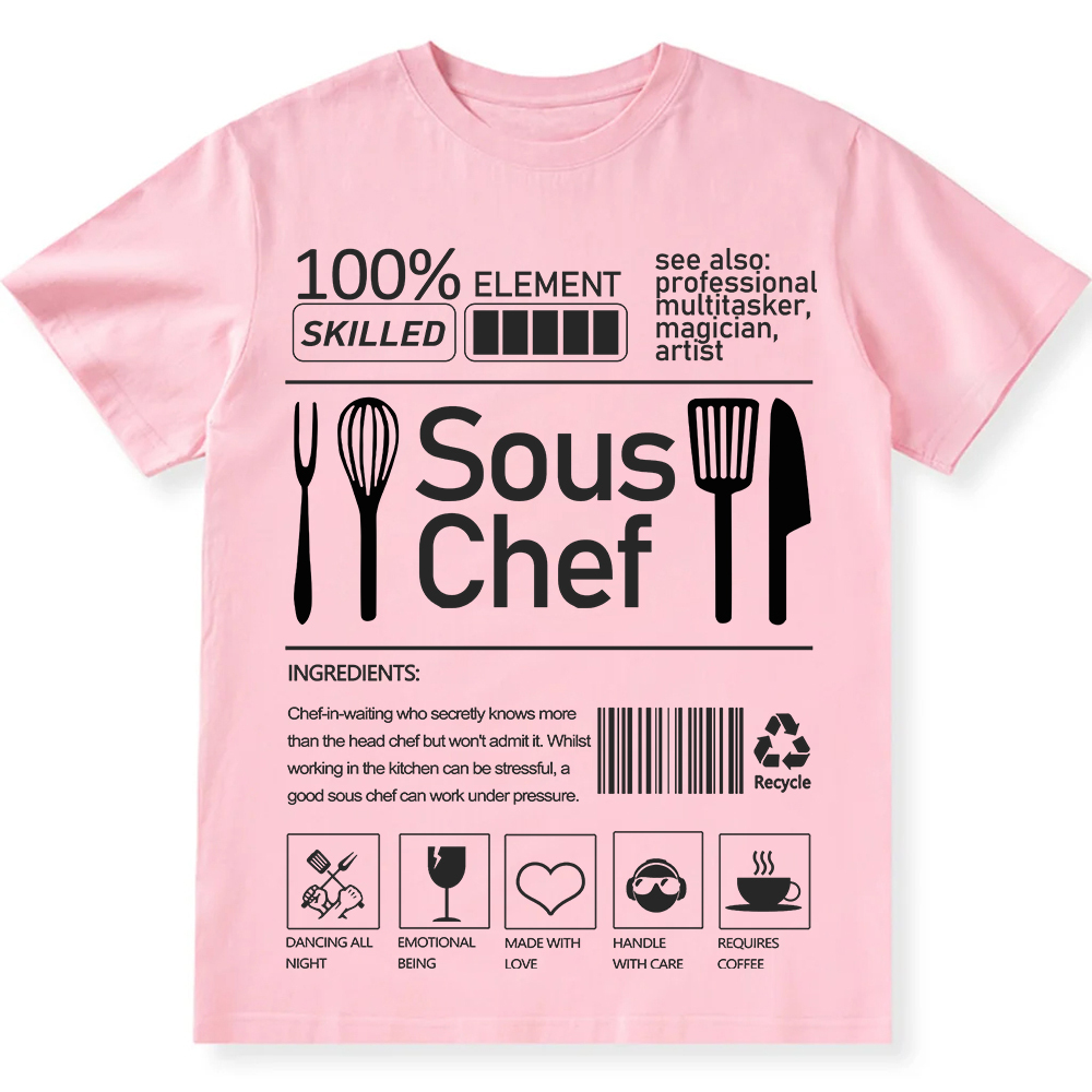sous chef  Unisex Fit Cotton T-Shirt wearishow