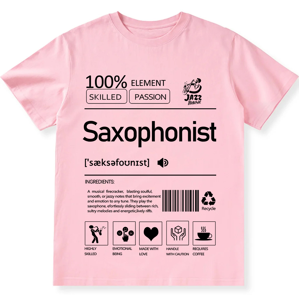 Saxophonist Unisex Fit Cotton T-Shirt wearishow