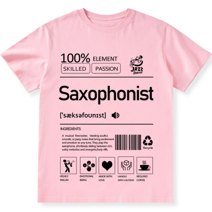 Saxophonist Unisex Fit Cotton T-Shirt wearishow