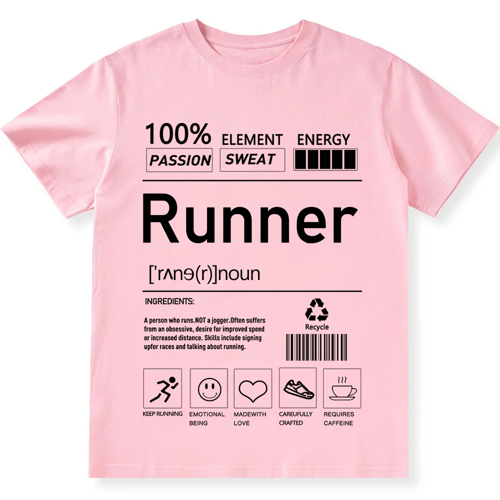 Runner  Unisex Fit Cotton T-Shirt wearishow