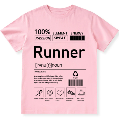 Runner  Unisex Fit Cotton T-Shirt wearishow