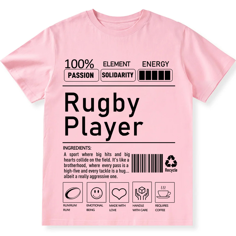Rugby Player Unisex Fit Cotton T-Shirt wearishow