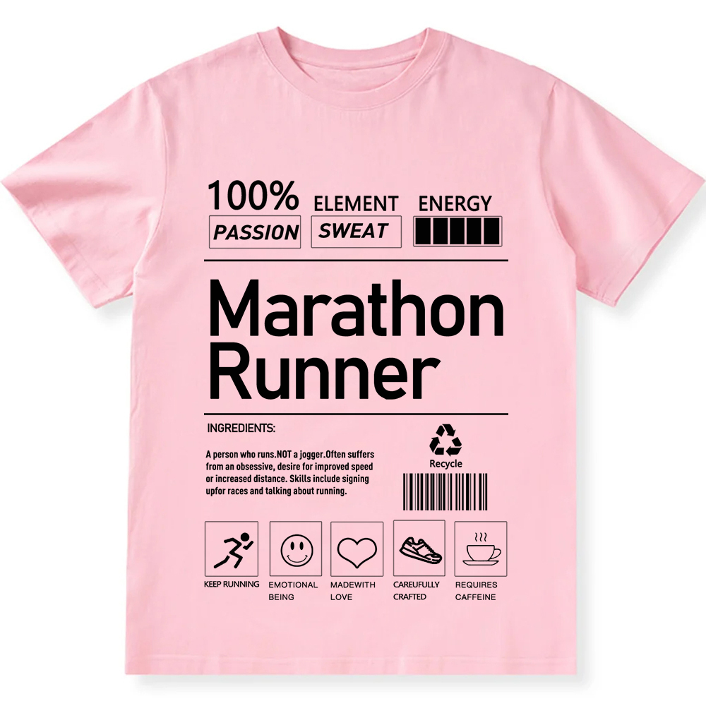 Marathon Runner  Unisex Fit Cotton T-Shirt wearishow